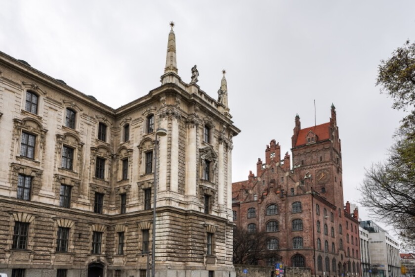Higher Regional Court and Bavarian Constitutional Court in Munich, Germany