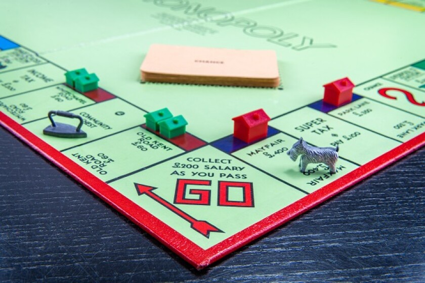 Passing Go on a Monopoly Board