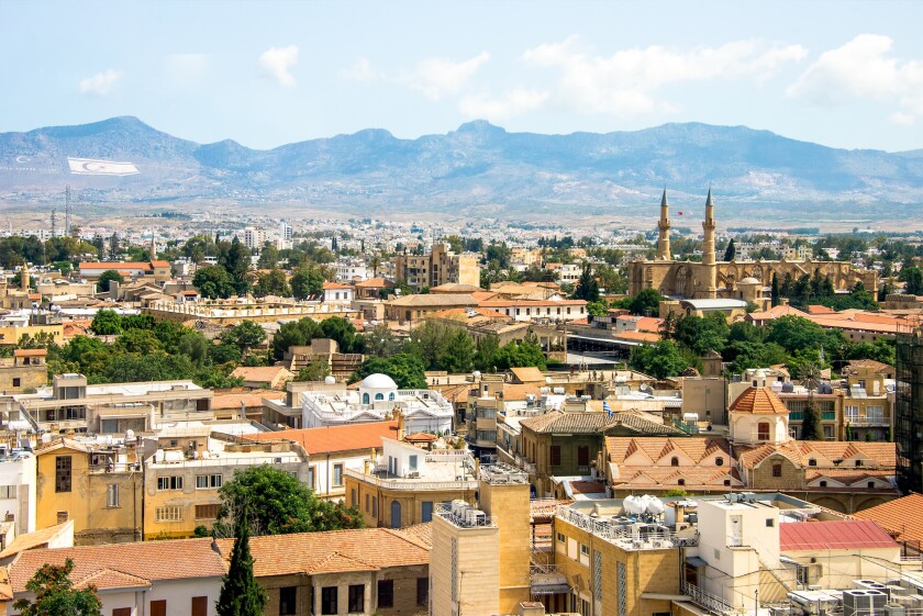 Nicosia aerial view