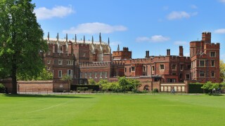 Part of Eton College viewed from playing fields