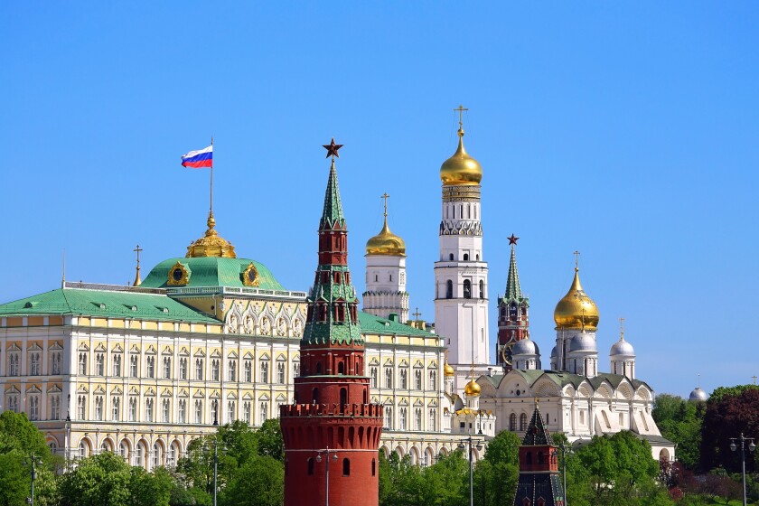 Moscow Kremlin in the summer morning