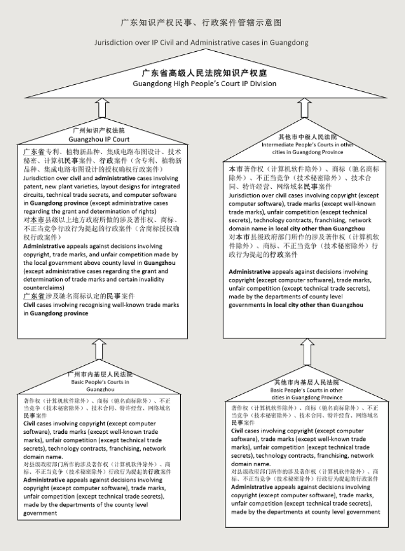 Guangzhou IP court flow chart