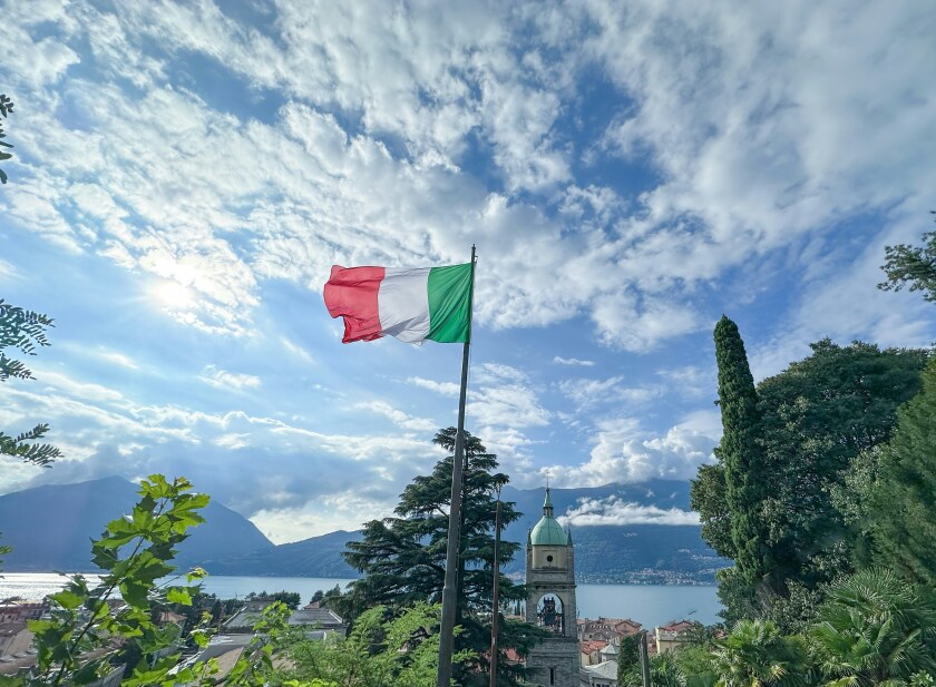 Italian flag overlooking Lake Como.jpg