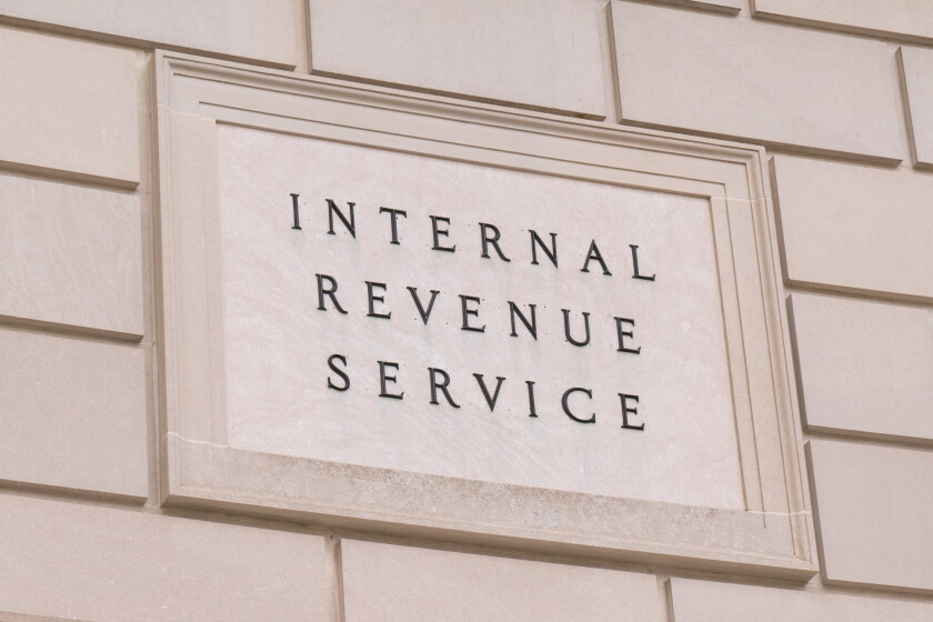 Internal Revenue Serice Sign