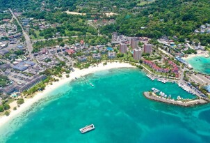 Beautiful Aerial Beach View