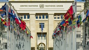 Geneva / Switzerland - February 23, 2020: sign and logo of The P