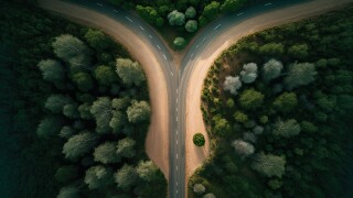 Fork in the Road Path Decision Choice Division Unify Divergence