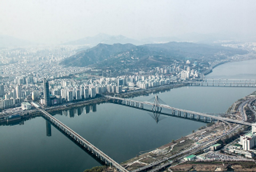 Seoul pictured from above