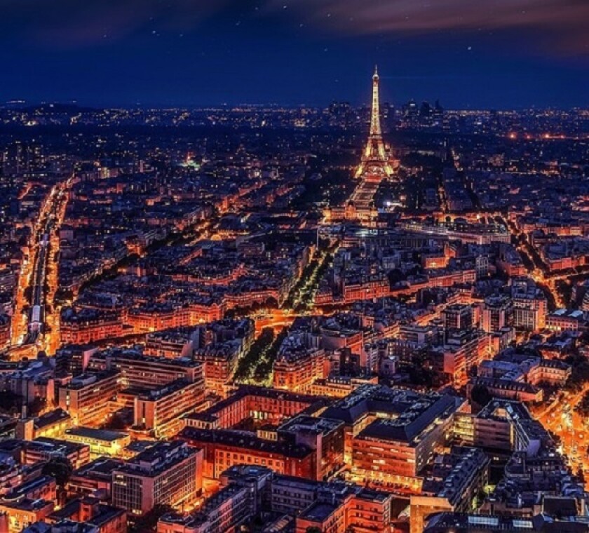 Paris at night
