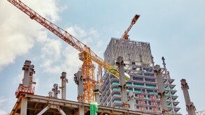 Skyscraper Building under construction.