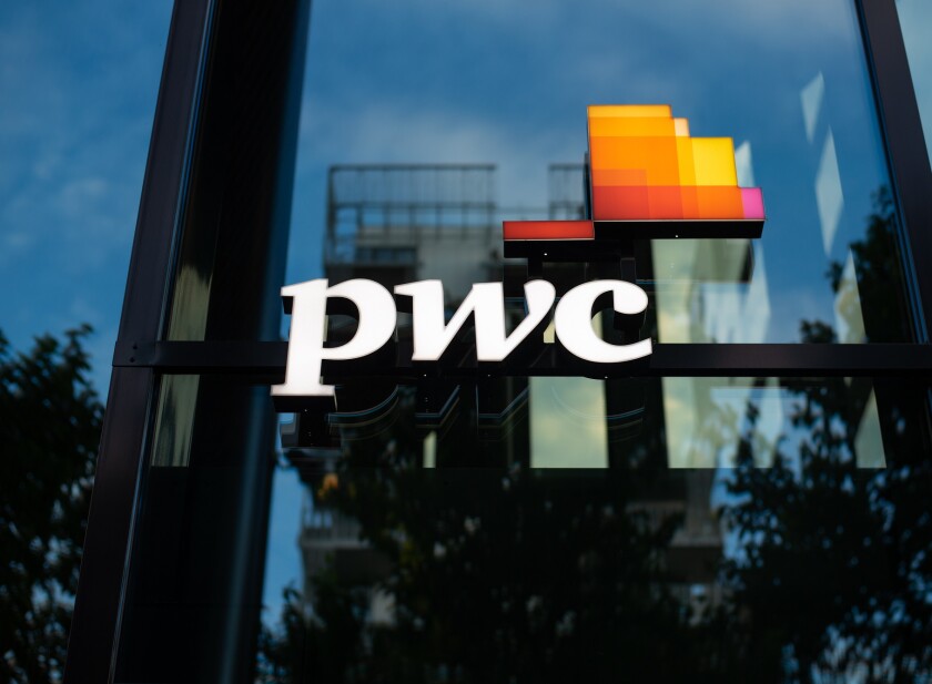 Oslo, Norway - 24 September 2022: PricewaterhouseCoopers or PWC 