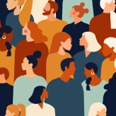 pattern with people
