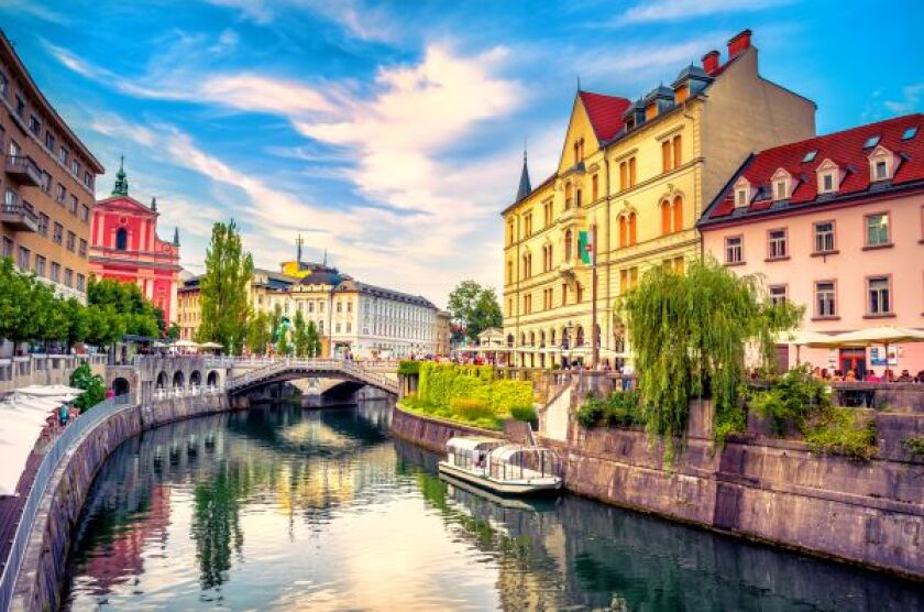 Ljubljana, the capital of Slovenia