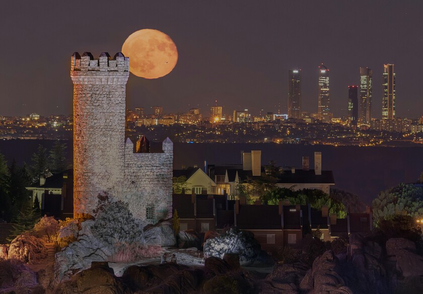 Full moon in Spain