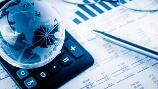 Stock Market Finance Account Report on the desk.