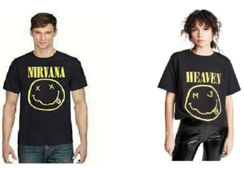 Nirvana Marc Jacobs complaint