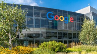 Google Corporate Headquarters and Logo