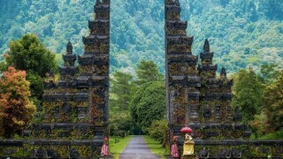 Bali, Indonesia, Architectural Landmark, Temple Gates in Northern Bali