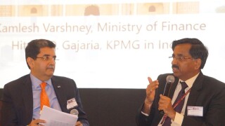Kamlesh Varshney and Hitesh D Gajaria at the India Tax Forum