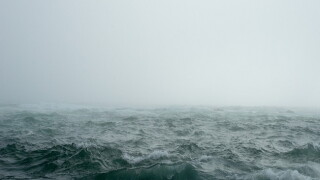 Stormy sea
