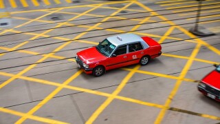 香港のタクシー