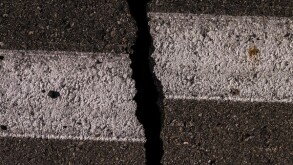 Cracked Highway CA-178 after Ridgecrest 7.1 July 5th, 2019