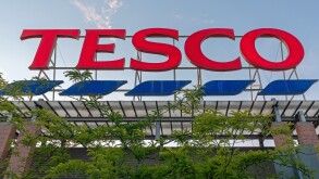 Tesco Supermarket Neon Sign